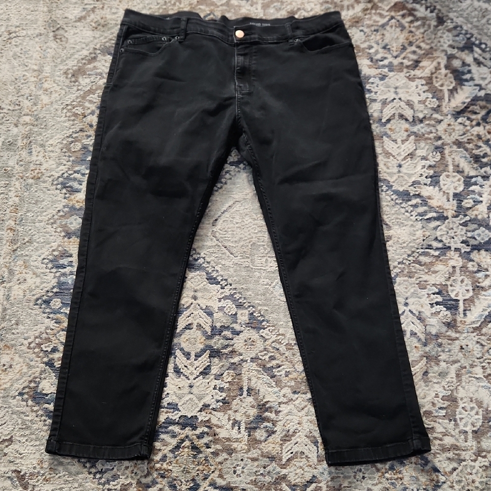 Mugsy Squid Inks Black Straight Leg Jeans